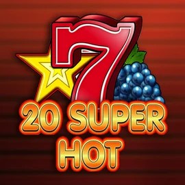 20 Super Hot slot logo by Amusnet Interactive at Pelikioski Casino