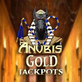 Anubis Gold Jackpots logo by Inspired Gaming at Pelikioski Casino