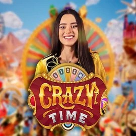 Crazy Time casino game by Evolution – featured logo at Pelikioski Casino