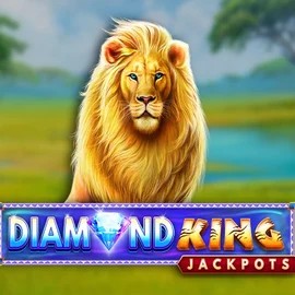 Diamond King Jackpots casino game by SpinPlay Games – featured logo at Pelikioski Casino