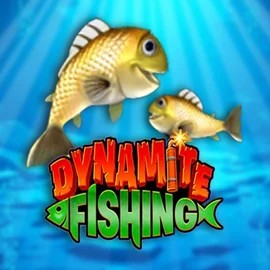 Dynamite Fishing slot logo by Inspired Gaming at Pelikioski Casino
