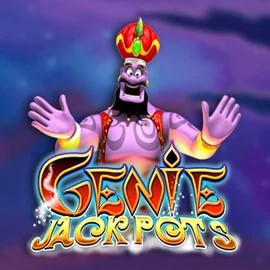 Genie Jackpots logo by Blueprint Gaming Pelikioski Casino