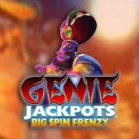 Genie Jackpots: Big Spin Frenzy slot visual from Blueprint Gaming available on pelikioskikasinos.fi