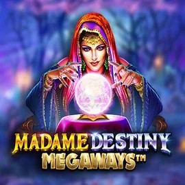 Madame Destiny Megaways online game logo by Pragmatic Play on pelikioskikasinos.fi