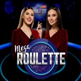 Mega Roulette logo by Pragmatic Play at Pelikioski Casino