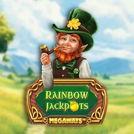 Rainbow Jackpots Megaways slot logo by Red Tiger Gaming at Pelikioski Casino